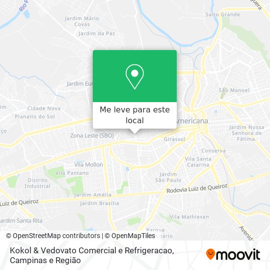 Kokol & Vedovato Comercial e Refrigeracao mapa