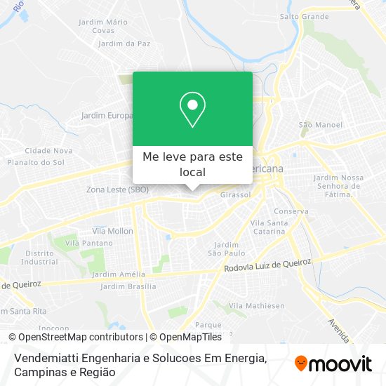 Vendemiatti Engenharia e Solucoes Em Energia mapa