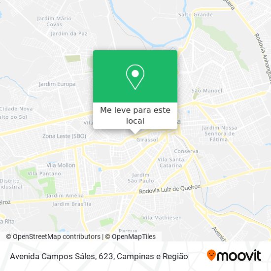 Avenida Campos Sáles, 623 mapa