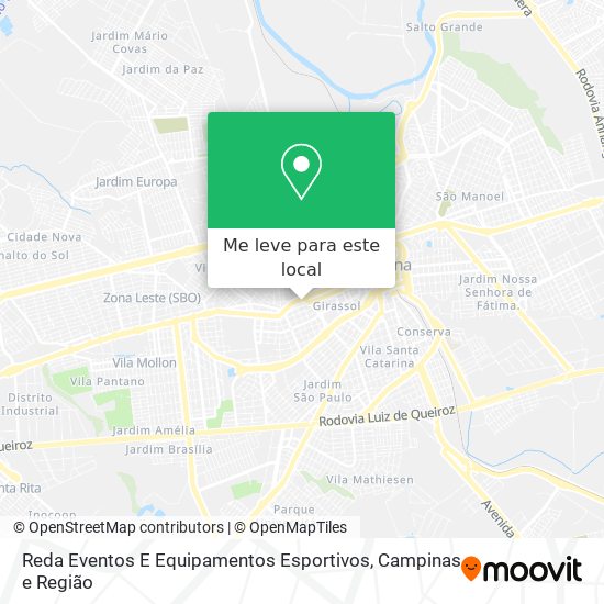 Reda Eventos E Equipamentos Esportivos mapa