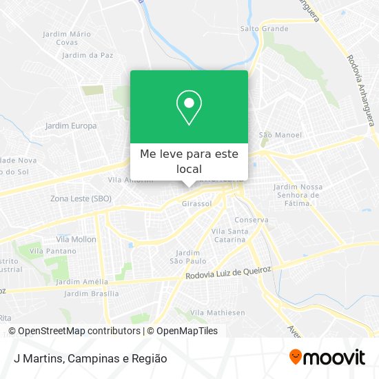 J Martins mapa