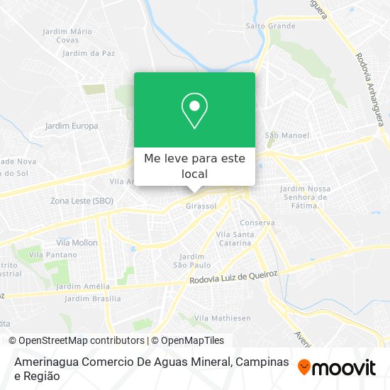 Amerinagua Comercio De Aguas Mineral mapa