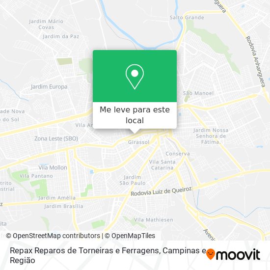 Repax Reparos de Torneiras e Ferragens mapa