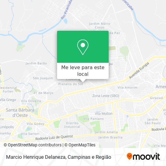 Marcio Henrique Delaneza mapa