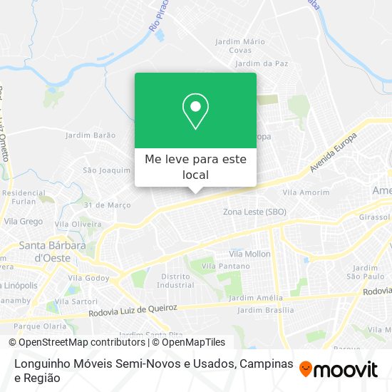 Longuinho Móveis Semi-Novos e Usados mapa