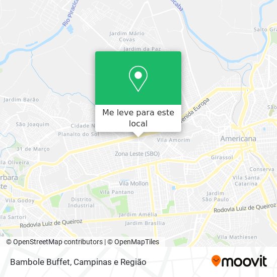 Bambole Buffet mapa
