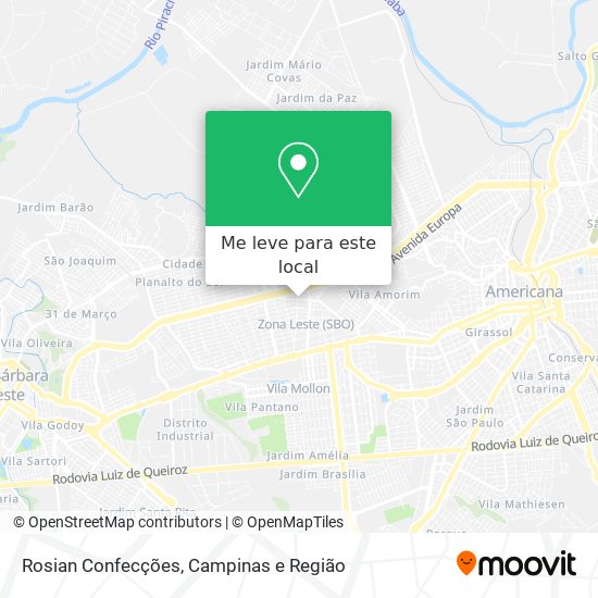 Rosian Confecções mapa