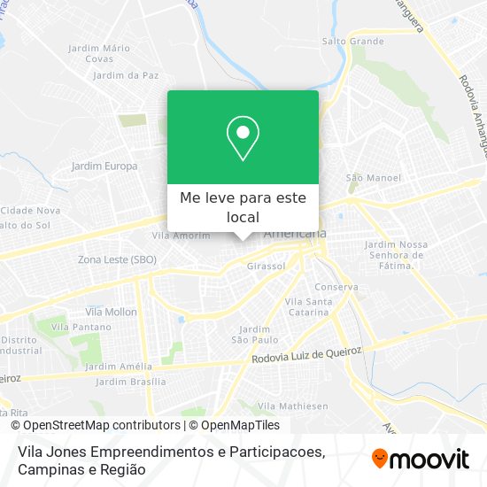 Vila Jones Empreendimentos e Participacoes mapa