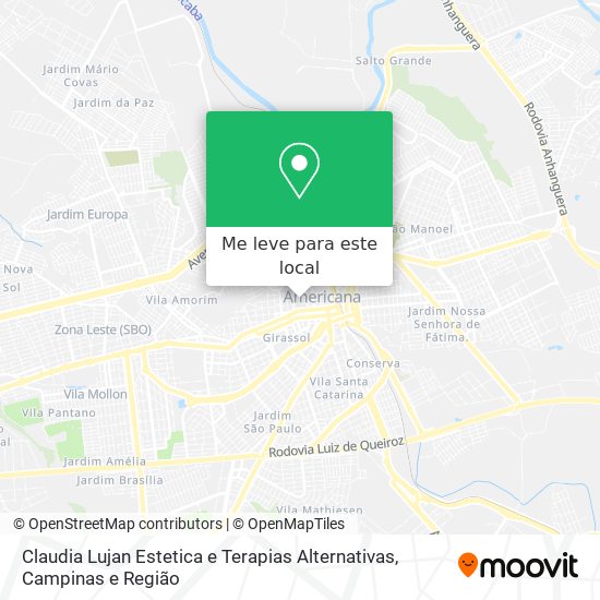 Claudia Lujan Estetica e Terapias Alternativas mapa