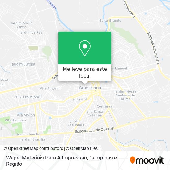 Wapel Materiais Para A Impressao mapa