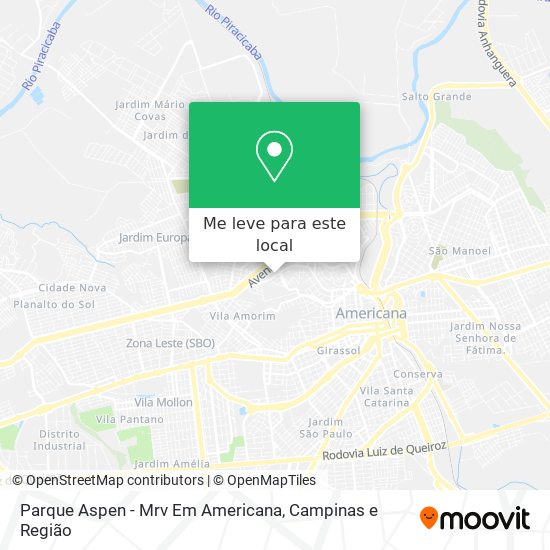 Parque Aspen - Mrv Em Americana mapa