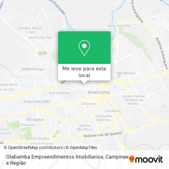 Olabamba Empreendimentos Imobiliarios mapa