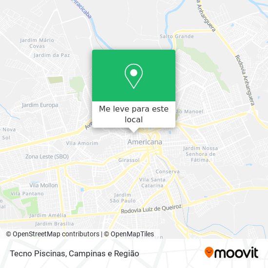 Tecno Piscinas mapa