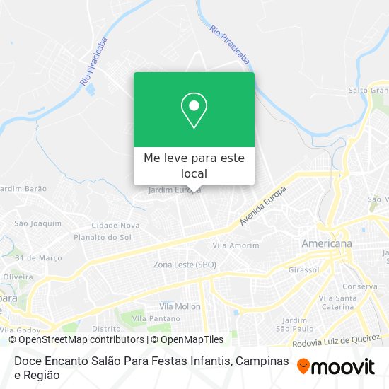 Doce Encanto Salão Para Festas Infantis mapa
