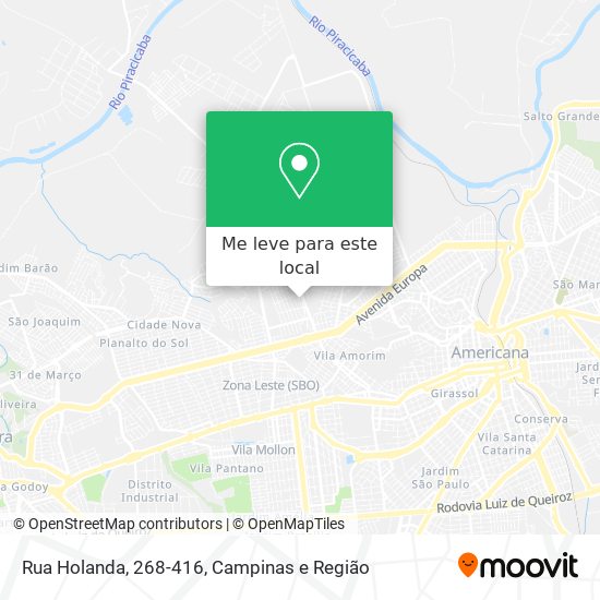 Rua Holanda, 268-416 mapa