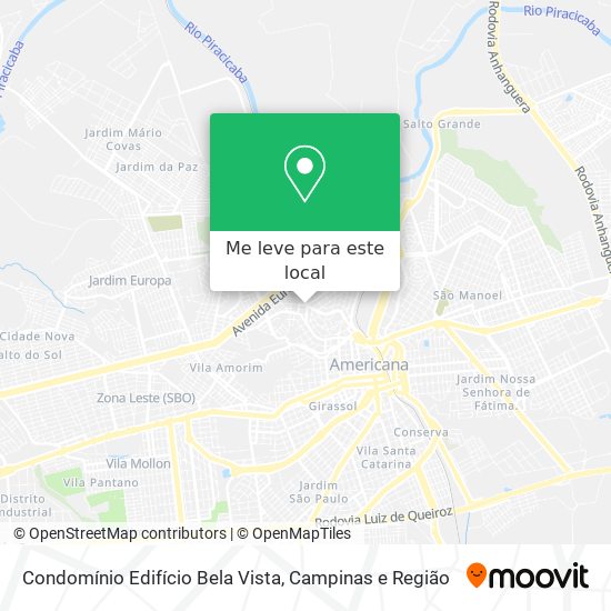 Condomínio Edifício Bela Vista mapa