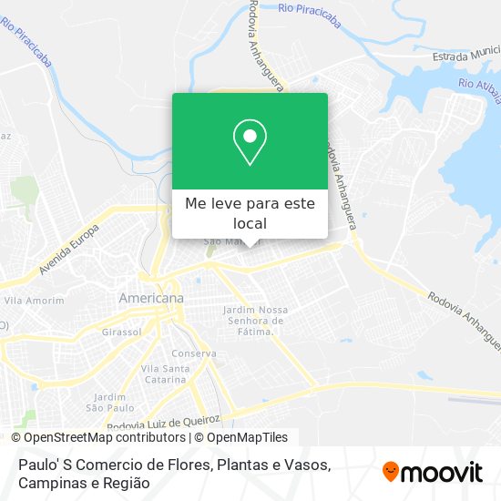 Paulo' S Comercio de Flores, Plantas e Vasos mapa