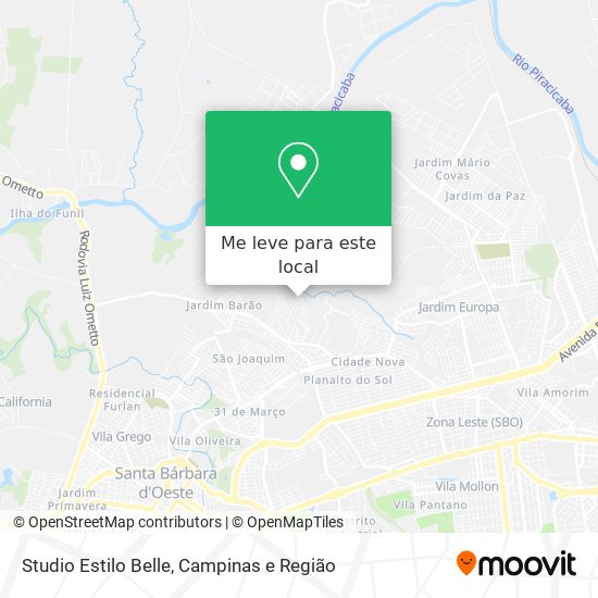 Studio Estilo Belle mapa