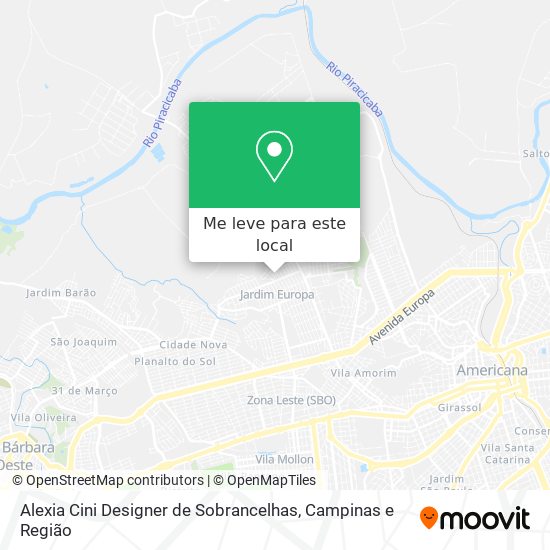 Alexia Cini Designer de Sobrancelhas mapa