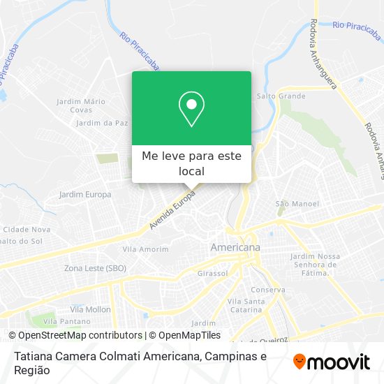 Tatiana Camera Colmati Americana mapa
