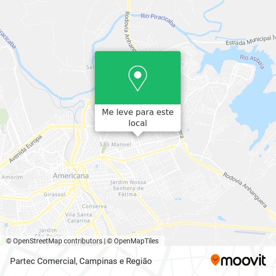 Partec Comercial mapa