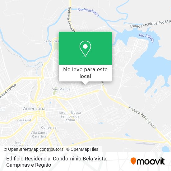 Edificio Residencial Condominio Bela Vista mapa