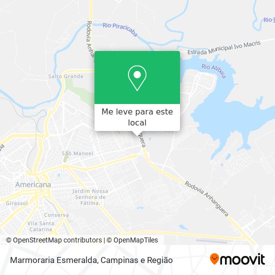 Marmoraria Esmeralda mapa