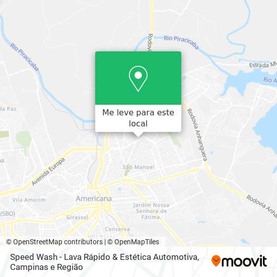 Speed Wash - Lava Rápido & Estética Automotiva mapa