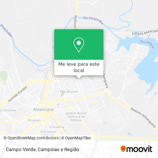 Campo Verde mapa