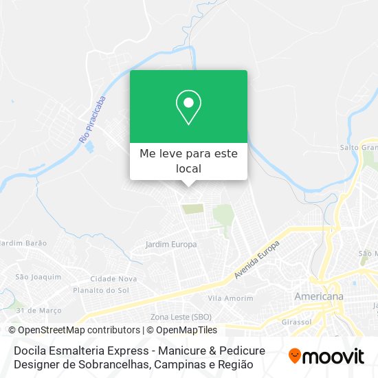 Docila Esmalteria Express - Manicure & Pedicure Designer de Sobrancelhas mapa