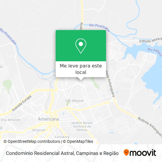 Condominio Residencial Astral mapa