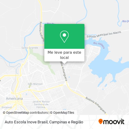 Auto Escola Inove Brasil mapa