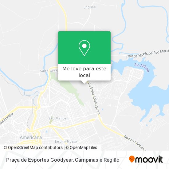 Praça de Esportes Goodyear mapa