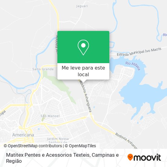 Matitex Pentes e Acessorios Texteis mapa