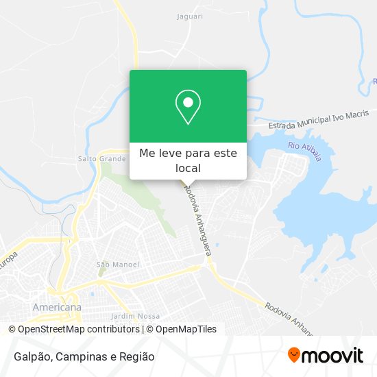 Galpão mapa