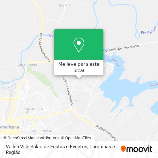 Vallen Ville Salão de Festas e Eventos mapa