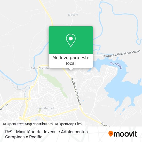 Re9 - Ministério de Jovens e Adolescentes mapa