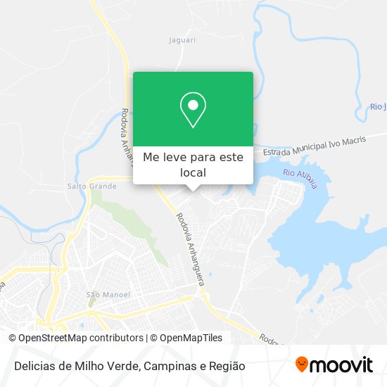 Delicias de Milho Verde mapa