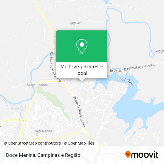 Doce Menina mapa