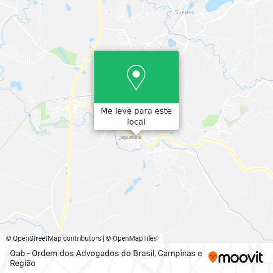 Oab - Ordem dos Advogados do Brasil mapa