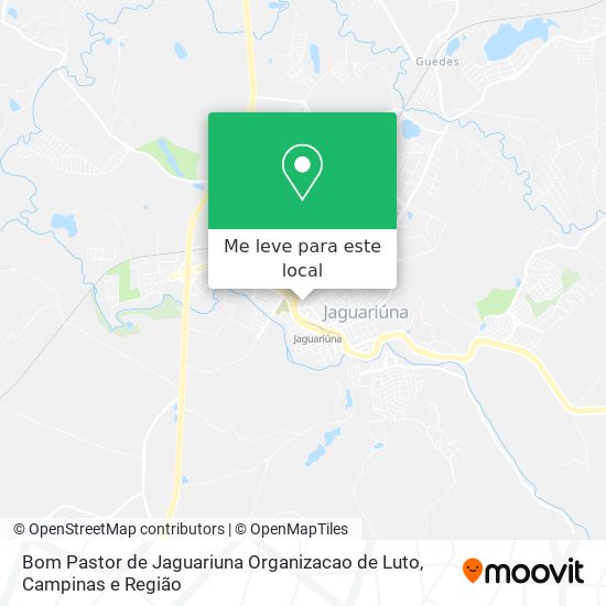 Bom Pastor de Jaguariuna Organizacao de Luto mapa
