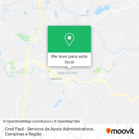 Cred Facil - Servicos de Apoio Administrativos mapa
