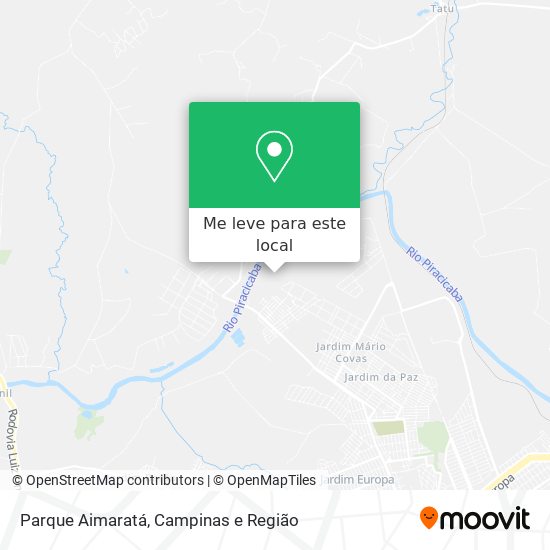 Parque Aimaratá mapa