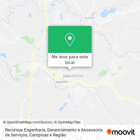 Recursus Engenharia, Gerenciamento e Assessoria de Serviços mapa