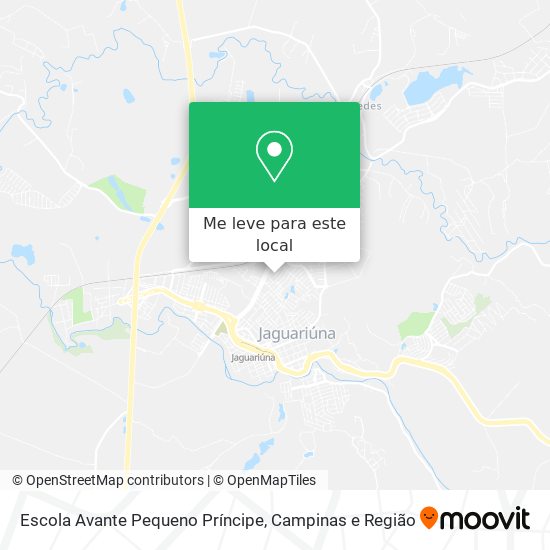 Escola Avante Pequeno Príncipe mapa