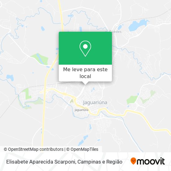 Elisabete Aparecida Scarponi mapa