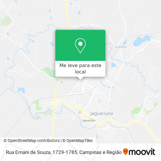 Rua Ernani de Souza, 1729-1785 mapa