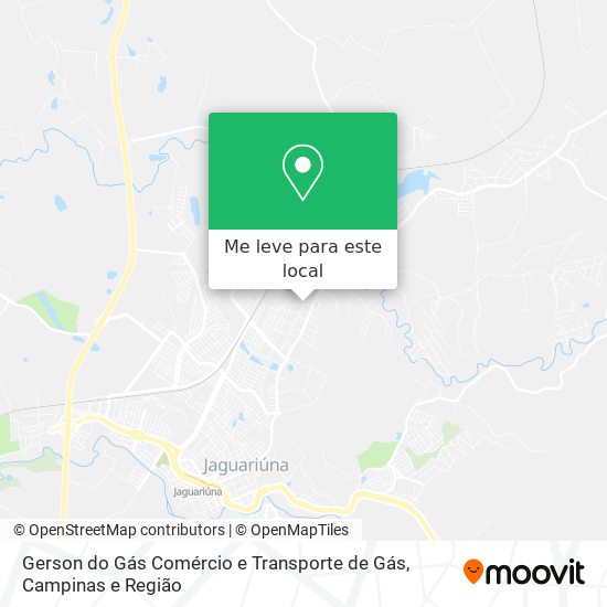Gerson do Gás Comércio e Transporte de Gás mapa