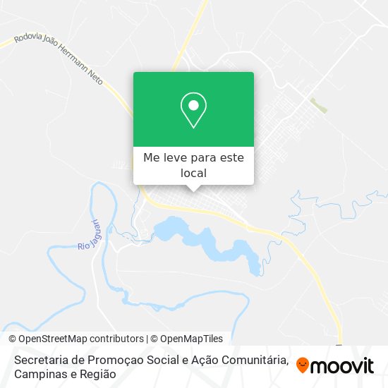 Secretaria de Promoçao Social e Ação Comunitária mapa