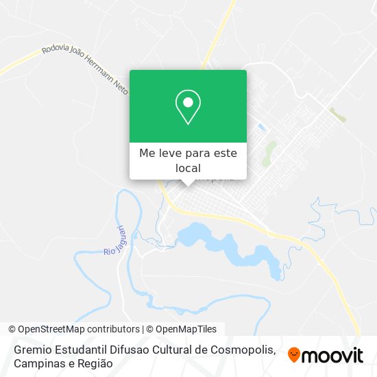 Gremio Estudantil Difusao Cultural de Cosmopolis mapa